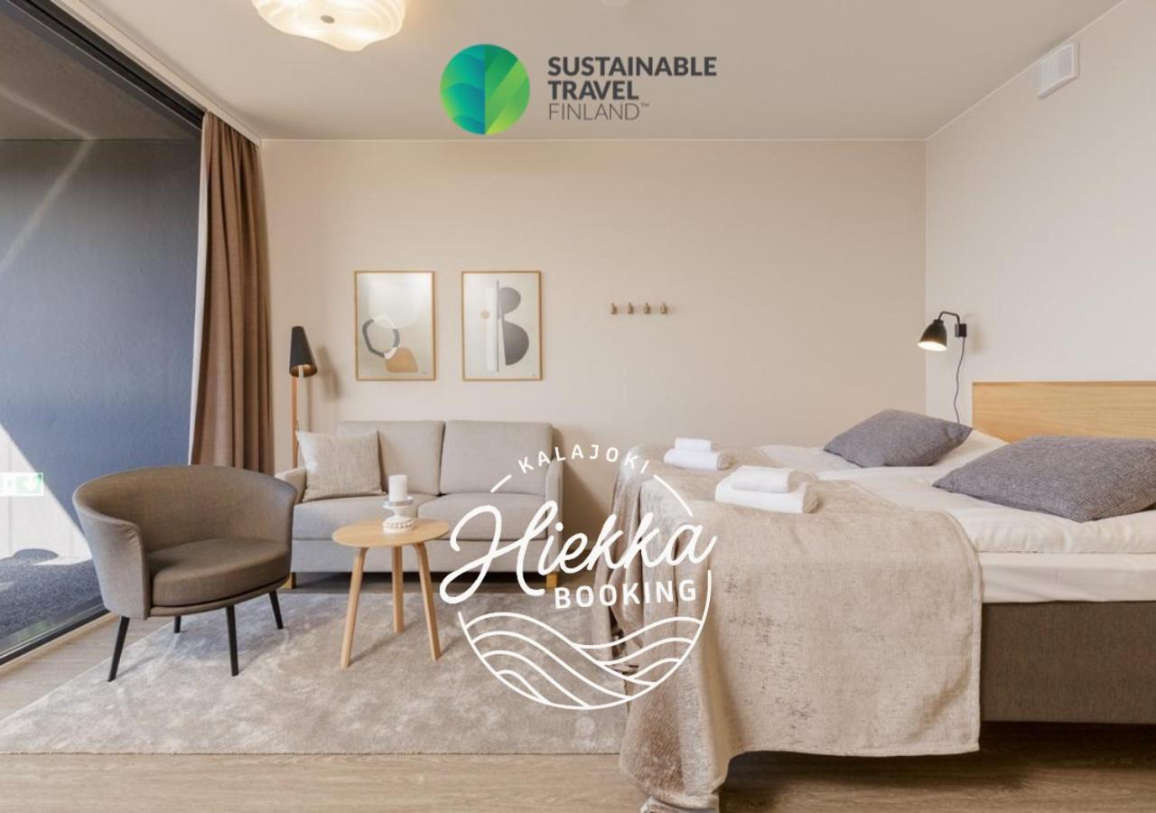 Marina Chalets Studios By Hiekka Booking - Sisaeltaeae Liinavaatteet Ja Loppusiivouksen Kalajoki Dış mekan fotoğraf